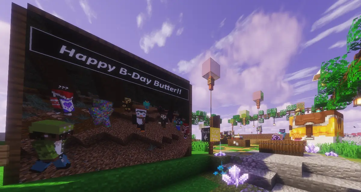 Butter Birthday Decor