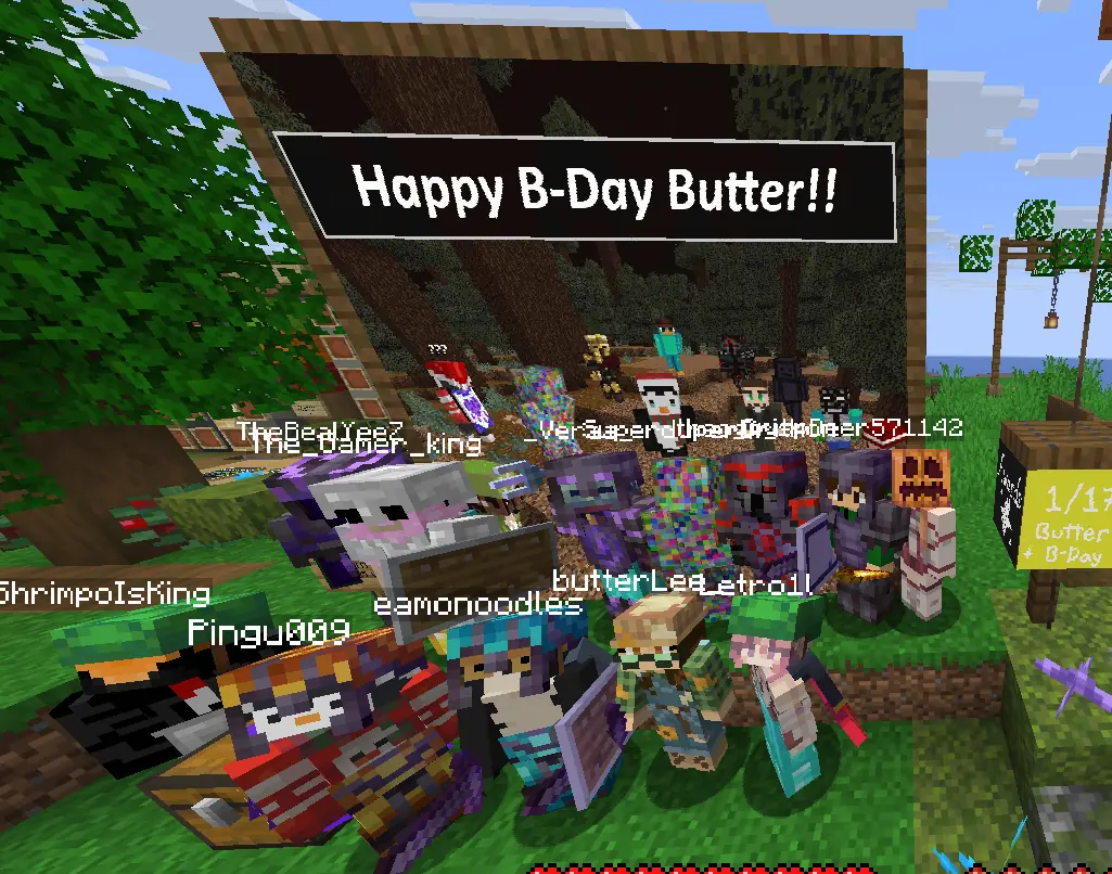 Butter Birthday Group Pic 1