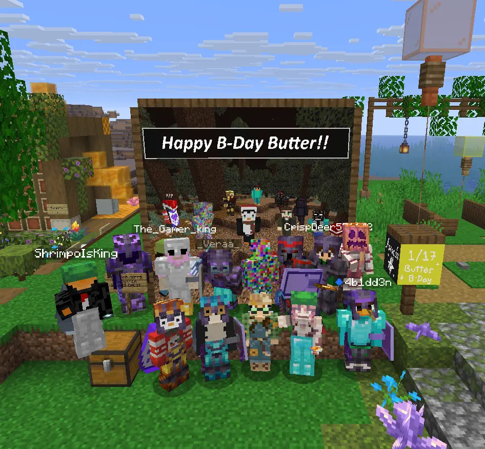 Butter Birthday Group Pic 2